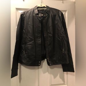 Bernardo Faux Leather Moto Jacket